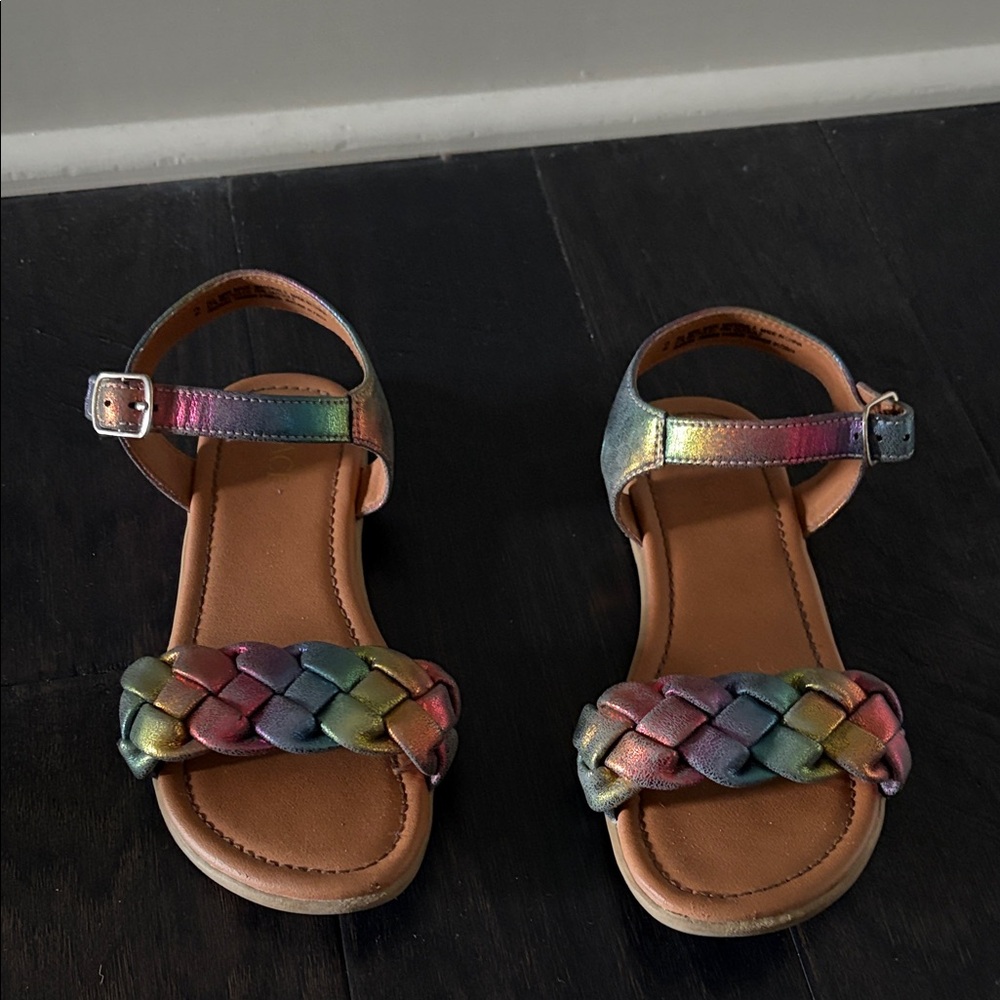The Children's Place Rainbow Braided Sandals